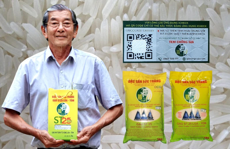 Hàng chính hãng gạo ST25 Ông Cua có phù hợp với giới trẻ Việt Nam