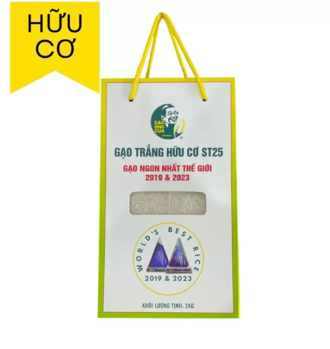 Gạo ST25 Tiên Phong Nông Nghiệp Hữu Cơ Tại Việt Nam