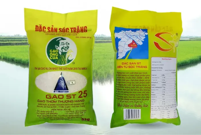 Mua gạo ST25 Ông Cua ở đâu hàng chuẩn giá chuẩn2
