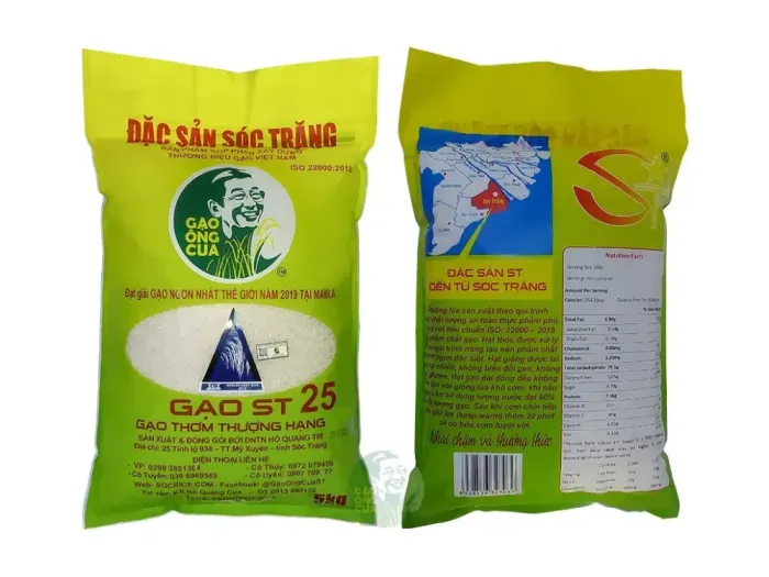 Như thế nào được gọi là gạo ST25 ông cua chính hãng?