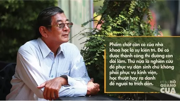 Tiểu sử Ông Hồ Quang Cua và những giải thưởng danh hiệu cao quý