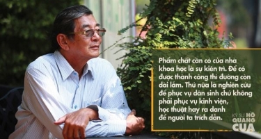 Tiểu sử Ông Hồ Quang Cua và những giải thưởng danh hiệu cao quý