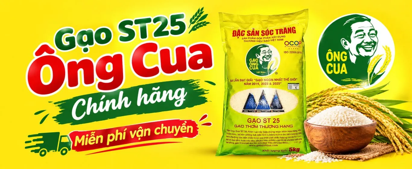 Gạo ngon ST25 chính hãng tại Hà Nội