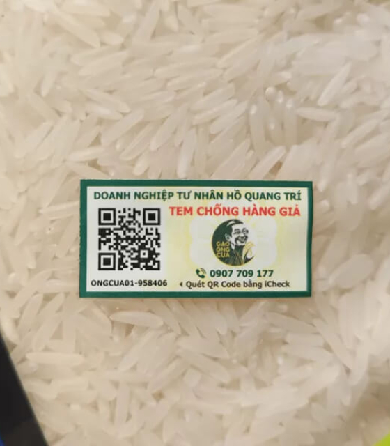 Gạo ngon ST25 Ông Cua đóng gói 5kg